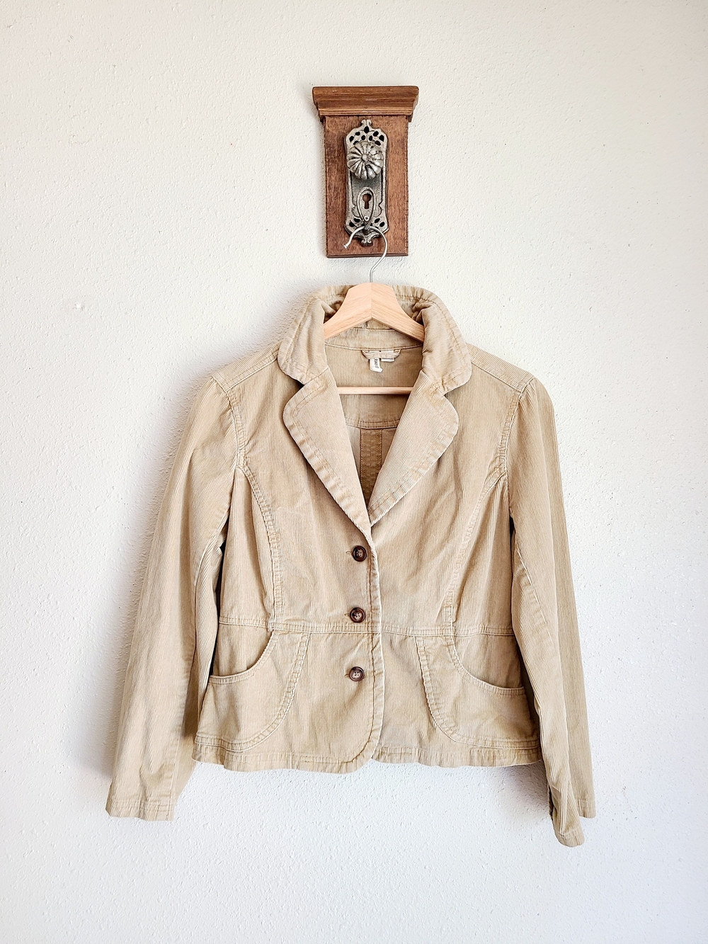 St. John's Bay Tan Corduroy Blazer Jacket